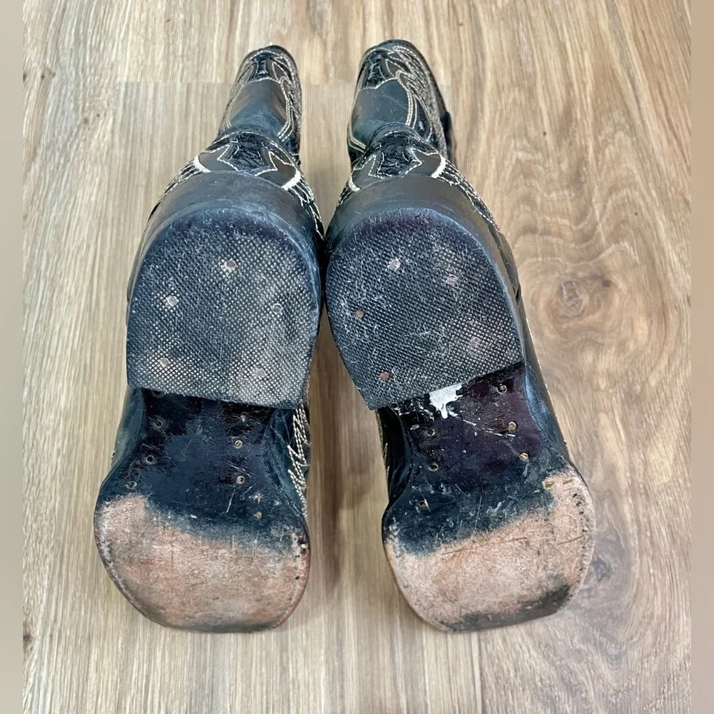 Innovation Pointed Toe Angel Wings Boots Size 12 EUC